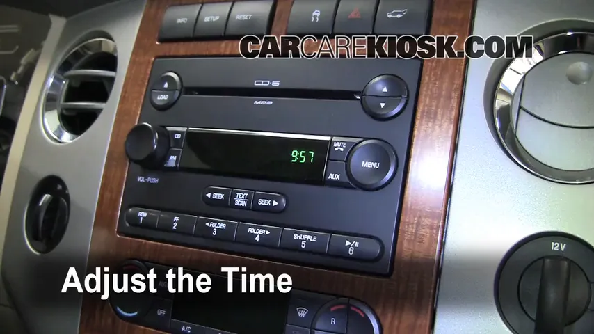 2007 Ford Expedition EL Eddie Bauer 5.4L V8 Clock Set Clock